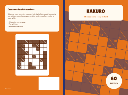 Cover of Kakuro Puzzle Book
